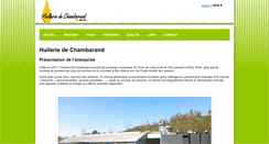 Desktop Screenshot of huilerie-de-chambarand.com