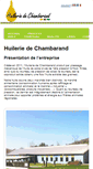 Mobile Screenshot of huilerie-de-chambarand.com